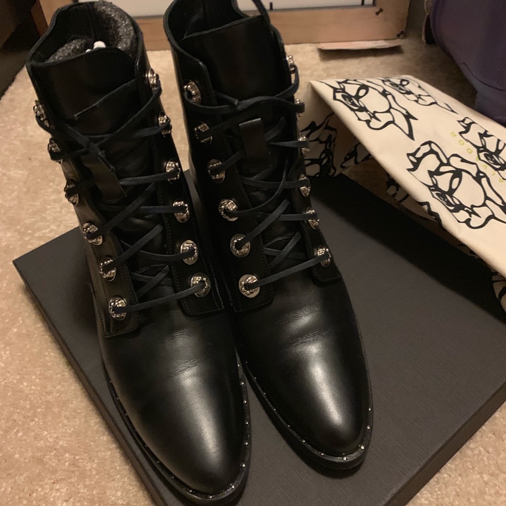!!SOLD!!!Freda Salvador lace up booties